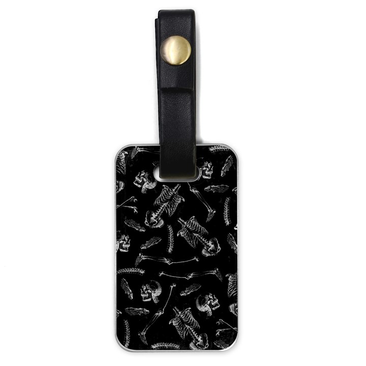 Human skeleton pattern - Halloween  Luggage Tags (One Side) 