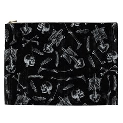 Human Skeleton Pattern - Halloween  Cosmetic Bag (xxl)