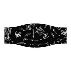 Human Skeleton Pattern - Halloween  Stretchable Headband by Valentinaart