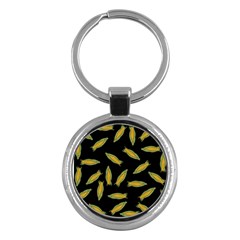 Corn Pattern Key Chains (round) 