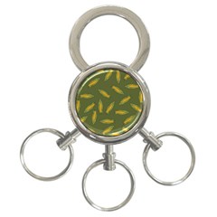 Corn Pattern 3-ring Key Chains by Valentinaart