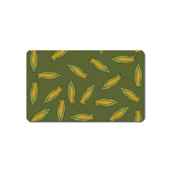 Corn Pattern Magnet (name Card) by Valentinaart