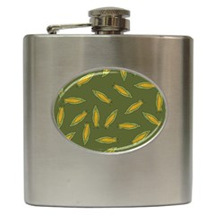 Corn Pattern Hip Flask (6 Oz) by Valentinaart