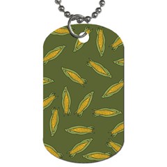 Corn Pattern Dog Tag (two Sides) by Valentinaart