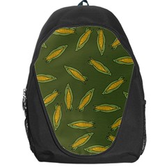 Corn Pattern Backpack Bag by Valentinaart