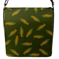 Corn Pattern Flap Closure Messenger Bag (s) by Valentinaart