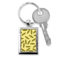 Corn Pattern Key Chains (rectangle)  by Valentinaart