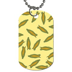 Corn Pattern Dog Tag (two Sides)