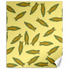 Corn pattern Canvas 8  x 10 