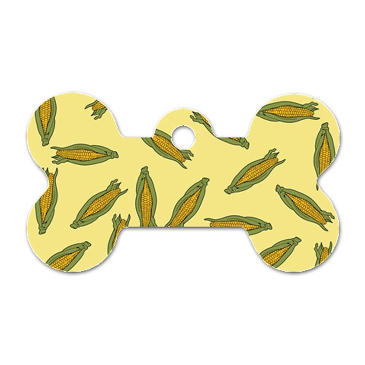 Corn pattern Dog Tag Bone (Two Sides)