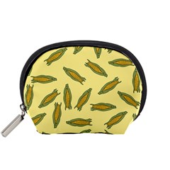 Corn Pattern Accessory Pouch (small) by Valentinaart