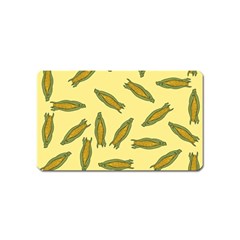 Corn Pattern Magnet (name Card) by Valentinaart