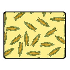 Corn Pattern Fleece Blanket (small) by Valentinaart