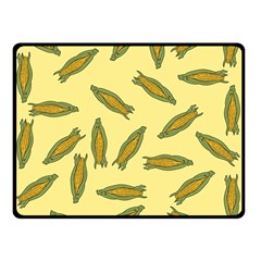 Corn Pattern Double Sided Fleece Blanket (small)  by Valentinaart