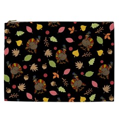 Thanksgiving Turkey Pattern Cosmetic Bag (xxl)