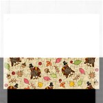 Thanksgiving Turkey pattern Rectangular Jigsaw Puzzl Front