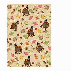 Thanksgiving Turkey Pattern Small Garden Flag (two Sides)