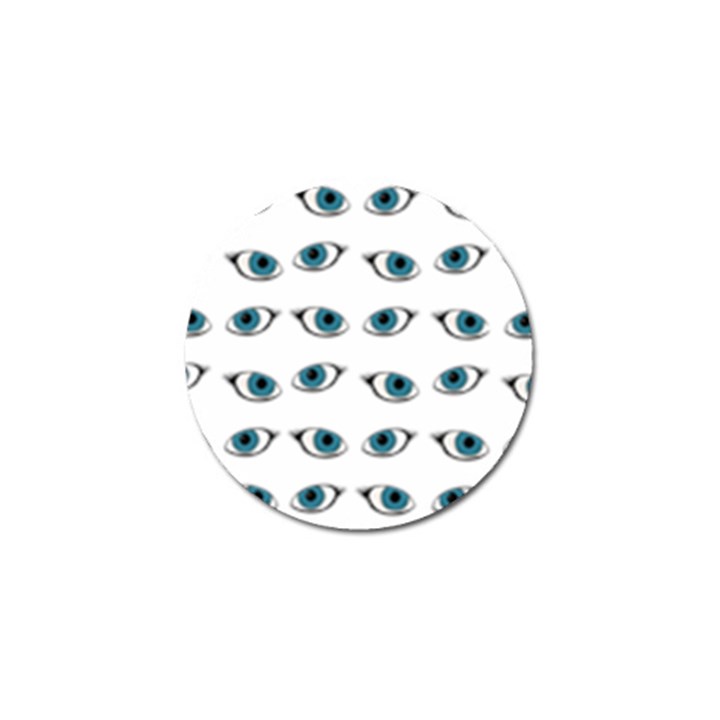 Blue eyes pattern Golf Ball Marker (10 pack)