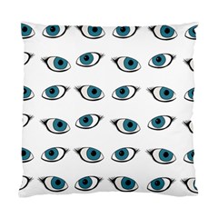 Blue Eyes Pattern Standard Cushion Case (two Sides) by Valentinaart