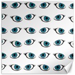 Blue eyes pattern Canvas 16  x 16  15.2 x15.41  Canvas - 1