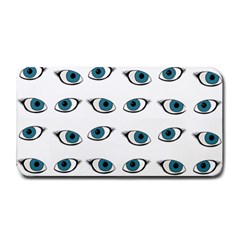 Blue Eyes Pattern Medium Bar Mats by Valentinaart