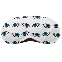 Blue Eyes Pattern Sleeping Masks by Valentinaart