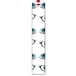 Blue eyes pattern Large Book Marks Front