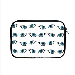 Blue Eyes Pattern Apple Macbook Pro 15  Zipper Case by Valentinaart