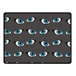 Blue eyes pattern Fleece Blanket (Small) 50 x40  Blanket Front