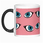 Blue eyes pattern Morph Mugs Left