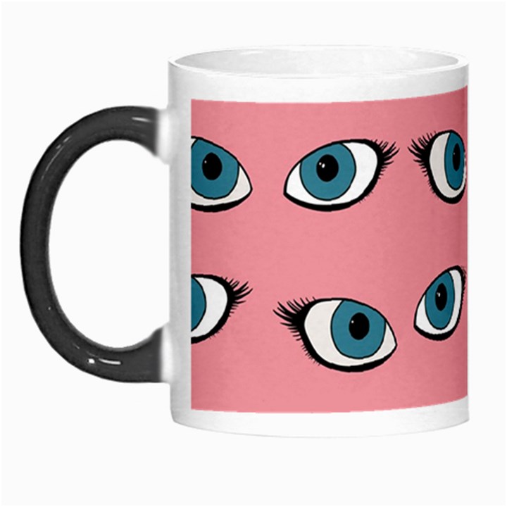 Blue eyes pattern Morph Mugs