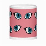 Blue eyes pattern Morph Mugs Center