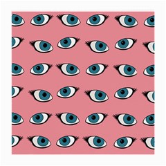 Blue Eyes Pattern Medium Glasses Cloth by Valentinaart