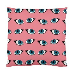 Blue Eyes Pattern Standard Cushion Case (two Sides) by Valentinaart