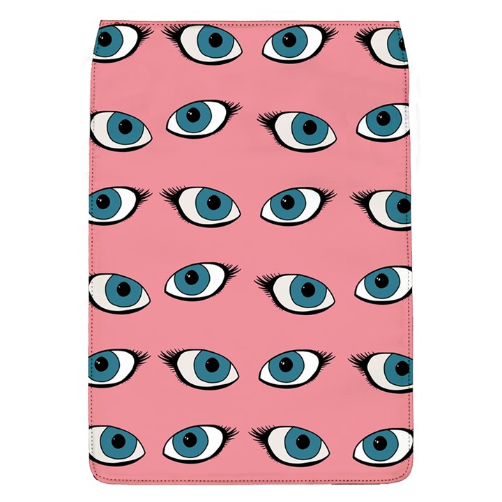 Blue eyes pattern Removable Flap Cover (L)