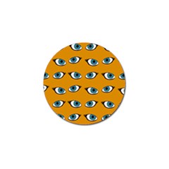 Blue Eyes Pattern Golf Ball Marker by Valentinaart