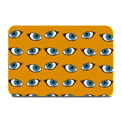 Blue Eyes Pattern Plate Mats by Valentinaart