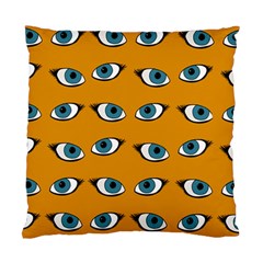 Blue Eyes Pattern Standard Cushion Case (two Sides) by Valentinaart