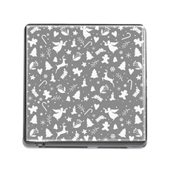 Christmas Pattern Memory Card Reader (square 5 Slot) by Valentinaart