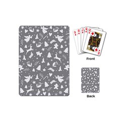 Christmas Pattern Playing Cards (mini) by Valentinaart