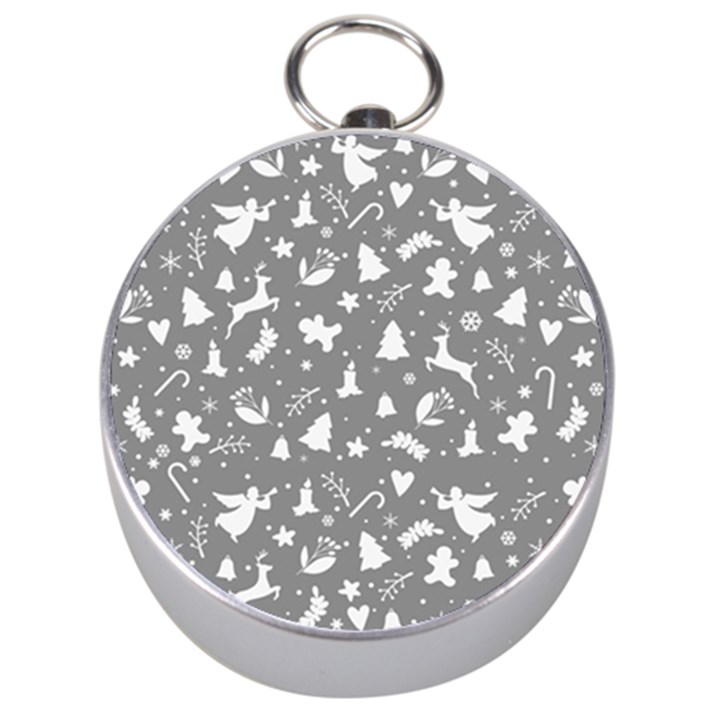 Christmas pattern Silver Compasses