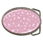 Christmas pattern Belt Buckles Front