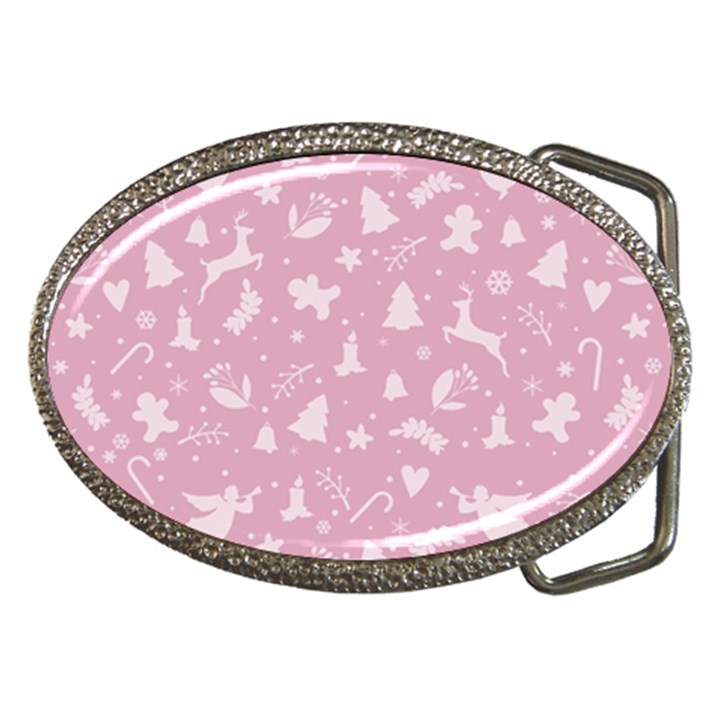 Christmas pattern Belt Buckles