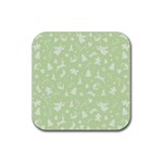 Christmas pattern Rubber Coaster (Square)  Front