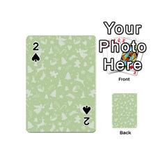 Christmas Pattern Playing Cards 54 (mini) by Valentinaart