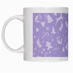 Christmas Pattern White Mugs