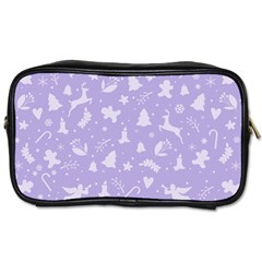 Christmas Pattern Toiletries Bag (two Sides) by Valentinaart