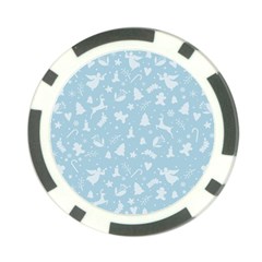 Christmas Pattern Poker Chip Card Guard by Valentinaart