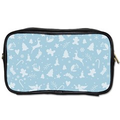 Christmas Pattern Toiletries Bag (one Side) by Valentinaart