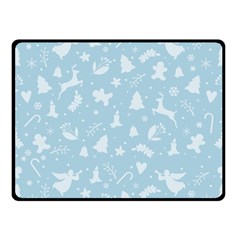 Christmas Pattern Fleece Blanket (small) by Valentinaart